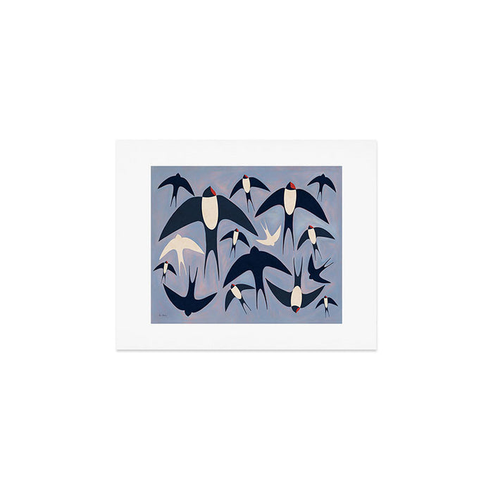Swallows Art Print Gallery Image 1