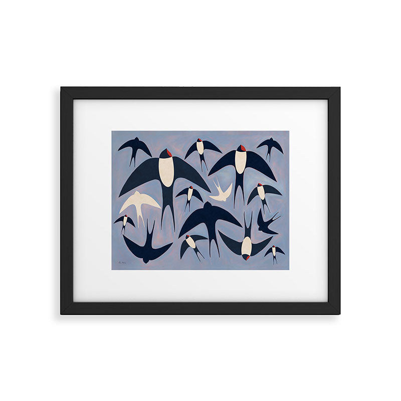Swallows Framed Art Print Gallery Image 5