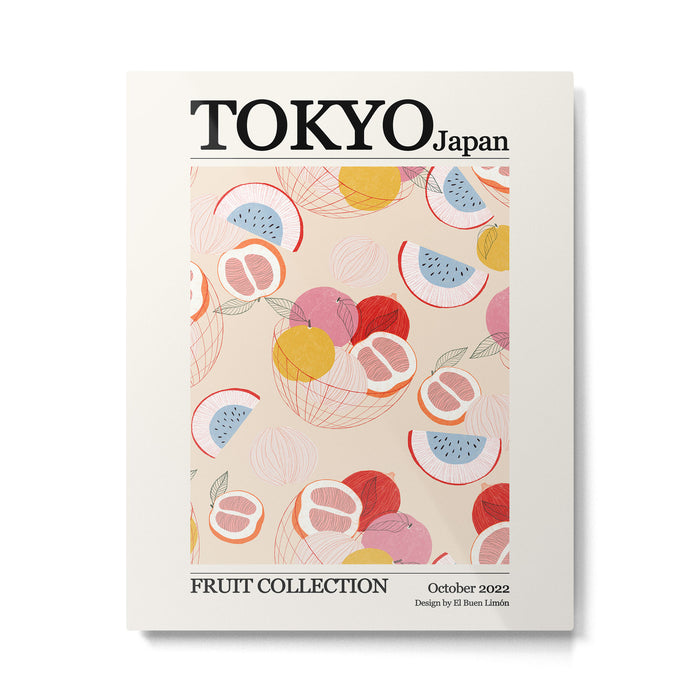 Tokyo japan fruit collection I Metal Print Gallery Image 1