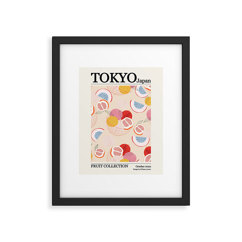 Tokyo japan fruit collection I Framed Art Print Gallery Image 4