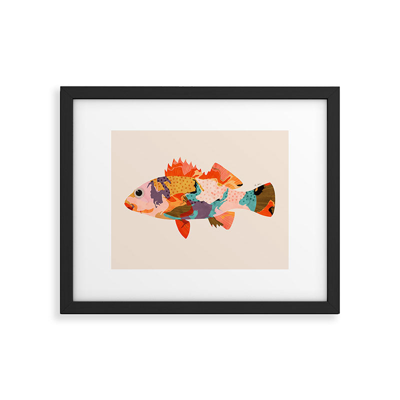Tropical fish Framed Art Print Gallery Image 5
