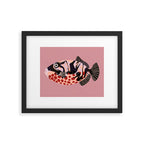 Tropical Fish with Red Polka Dots Framed Art Print Gallery Image 5