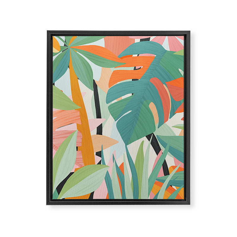 Tropical forest Framed Canvas Print Gallery Image 8