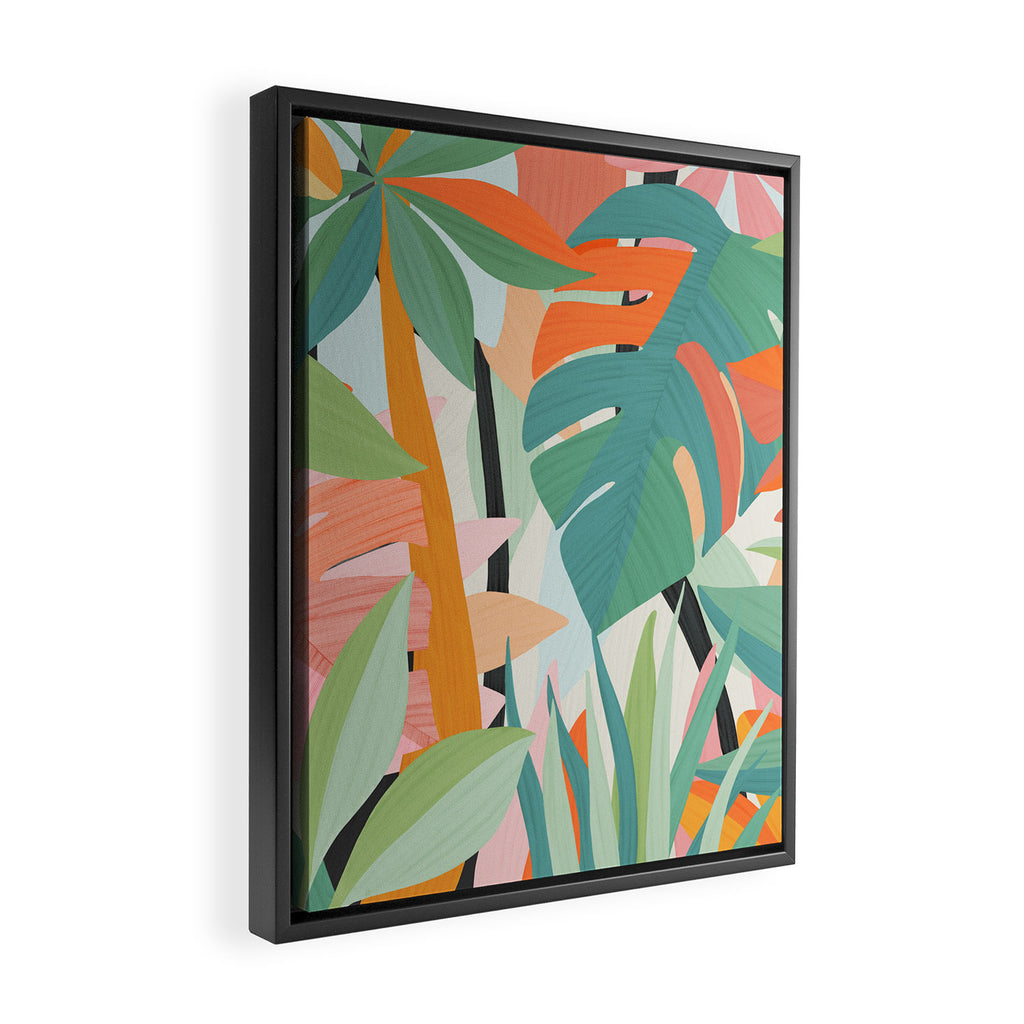 Tropical forest Framed Canvas Print Gallery Image 2