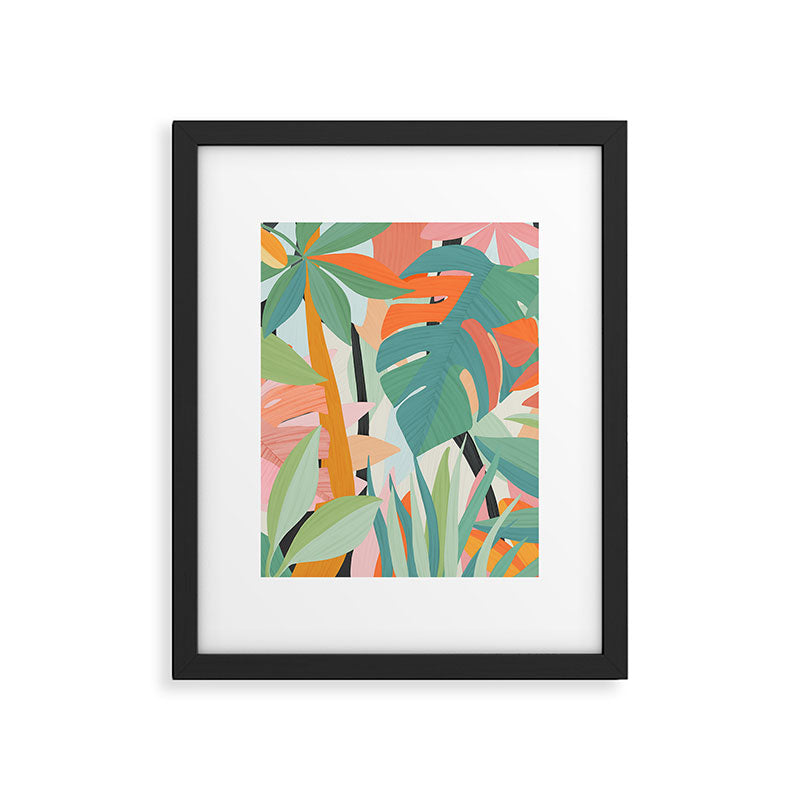 Tropical forest Framed Art Print Gallery Image 6