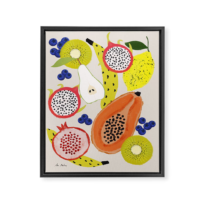 Tropical fruits Framed Canvas Print Gallery Image 1