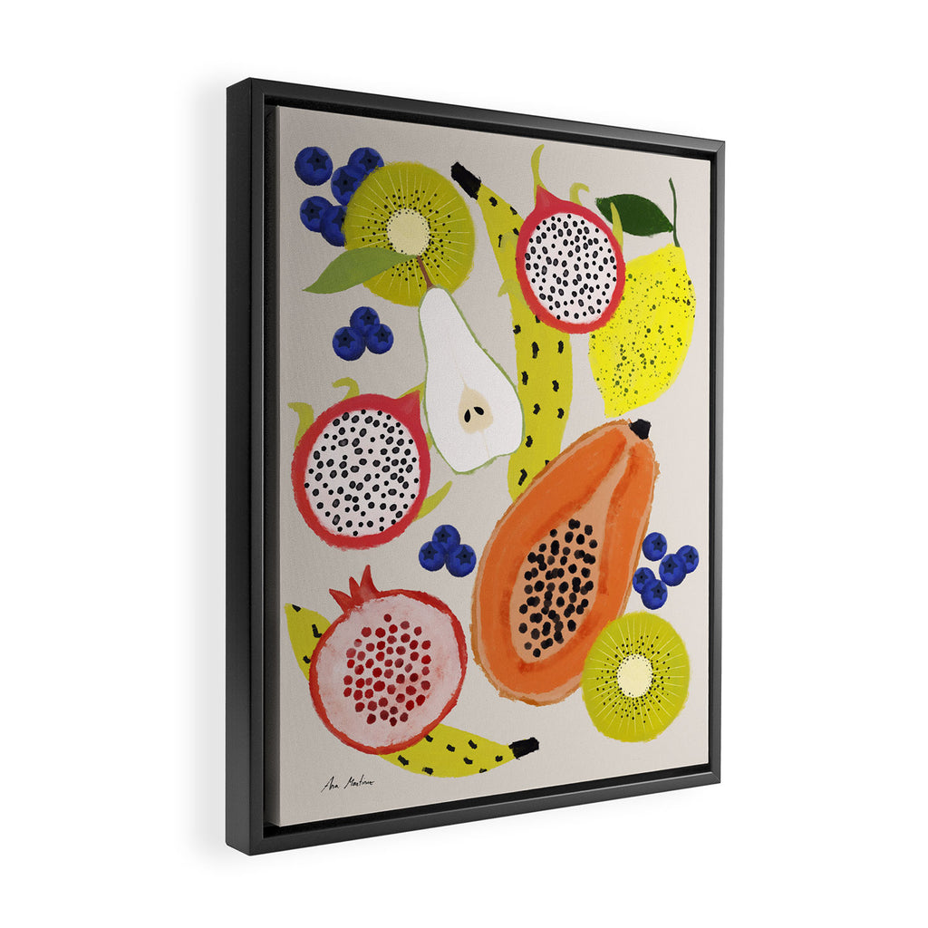 Tropical fruits Framed Canvas Print Gallery Image 2