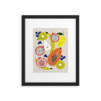 Tropical fruits Framed Art Print Gallery Image 5