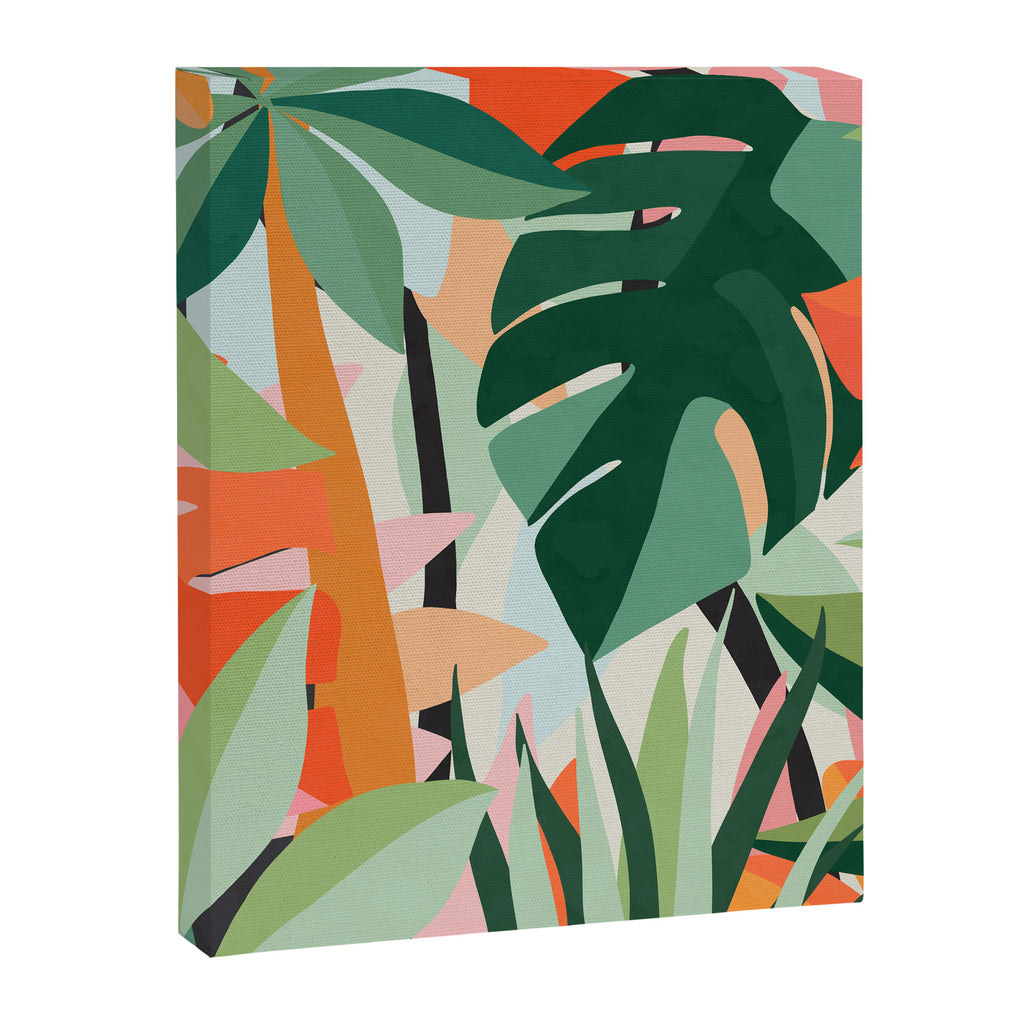 Tropical leaves in the jungle Canvas Print Gallery Image 8