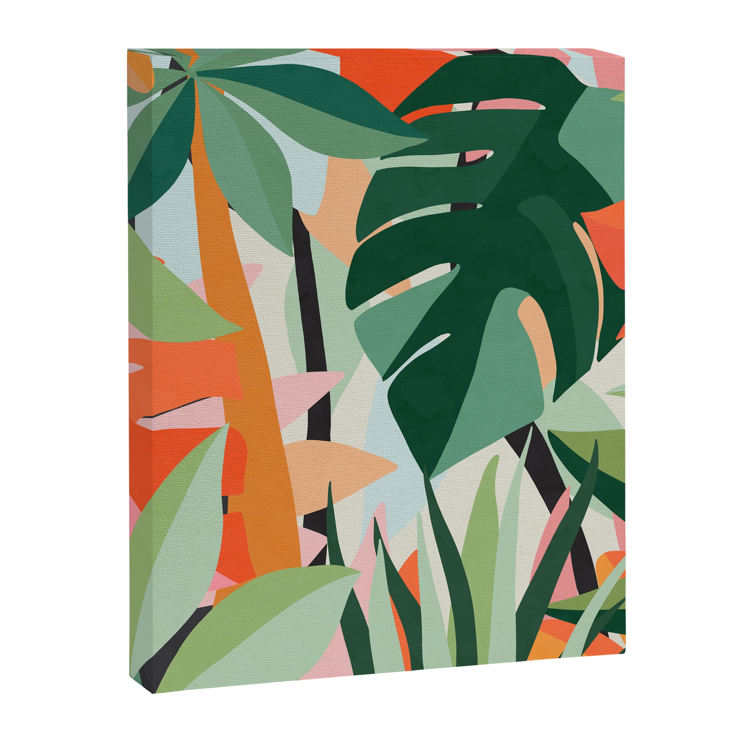 Tropical leaves in the jungle Canvas Print Gallery Image 8