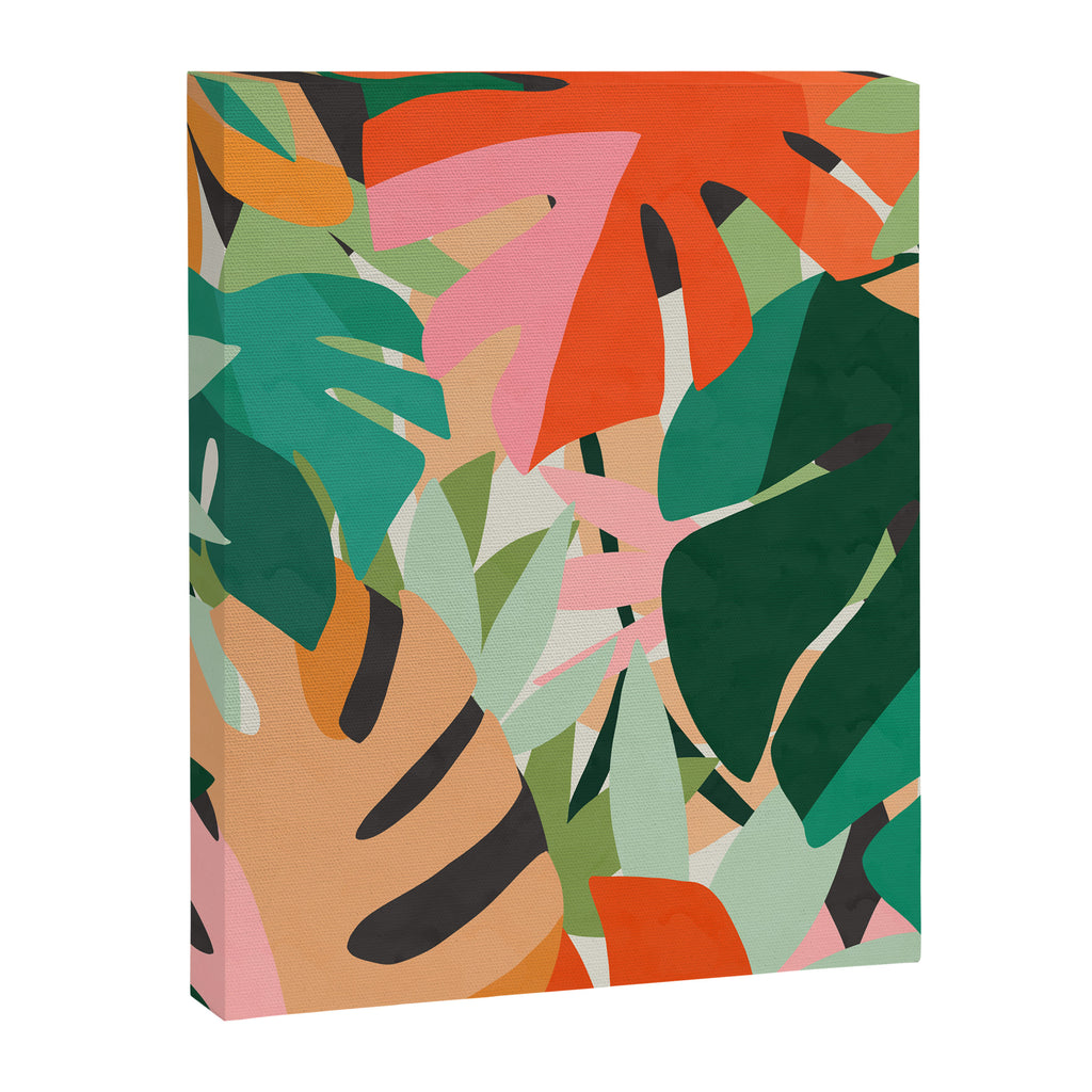 Tropical leaves in the jungle Canvas Print Gallery Image 8