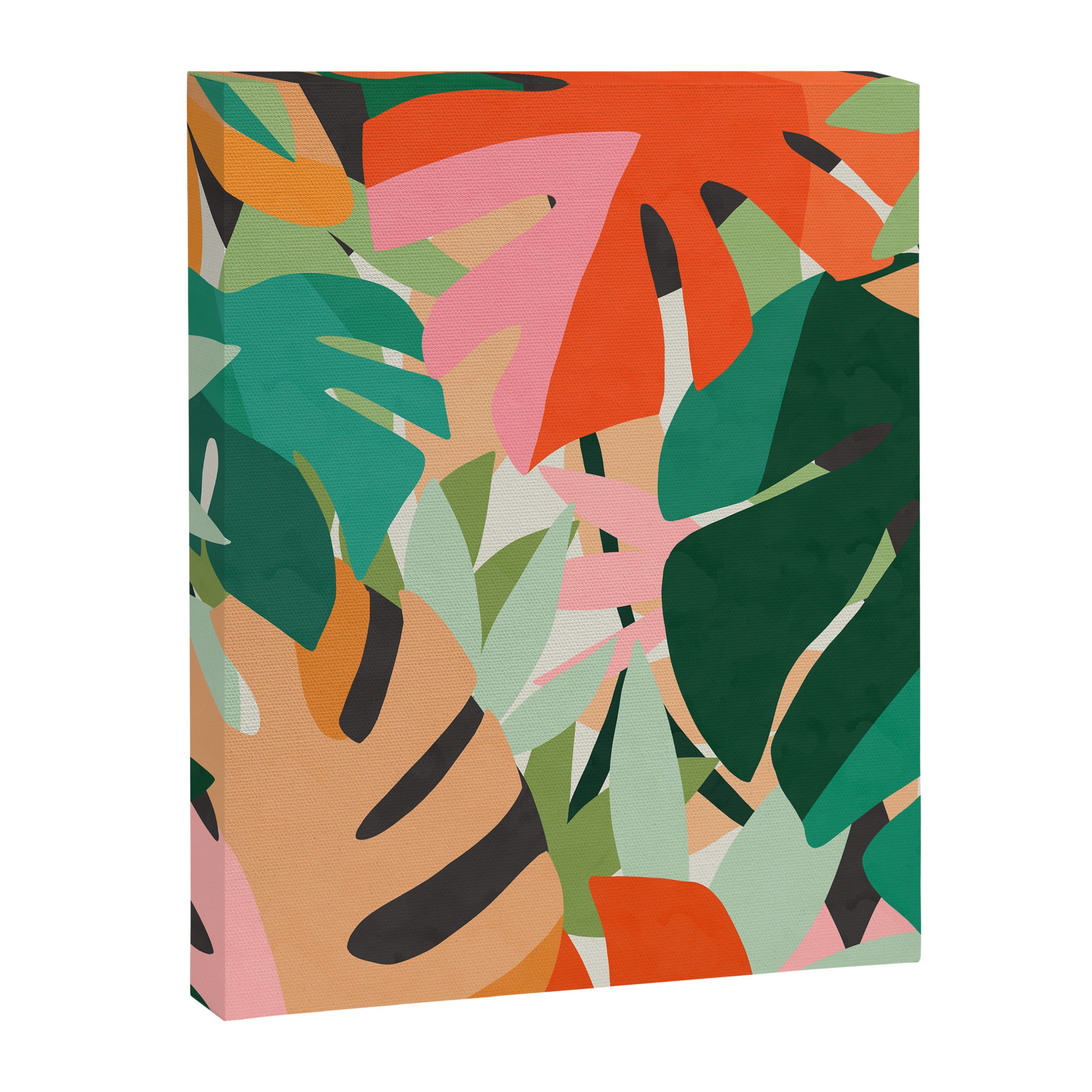 Tropical leaves in the jungle Canvas Print Gallery Image 8