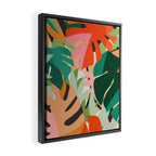 Tropical leaves in the jungle Framed Canvas Print Gallery Image 2