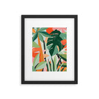 Tropical leaves in the jungle Framed Art Print Gallery Image 6