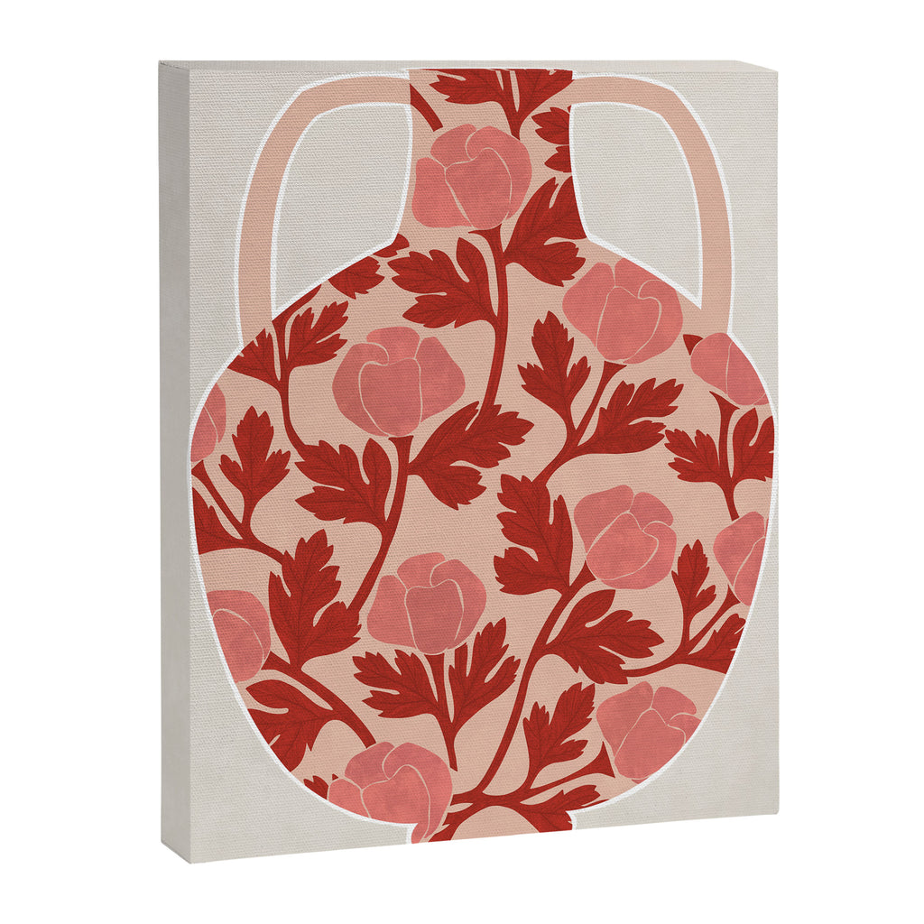 Vase and roses Canvas Print Gallery Image 6