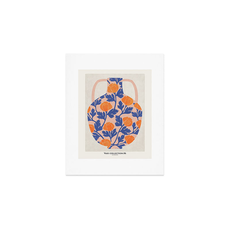 Vase and roses collection Art Print Gallery Image 1