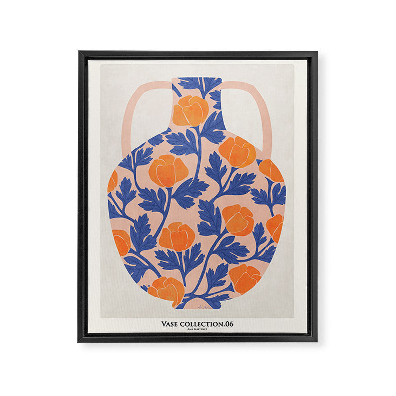 Vase and roses collection Framed Canvas Print Gallery Image 6