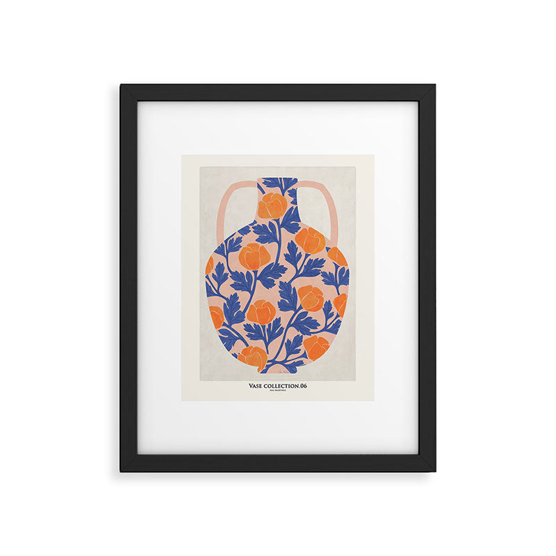 Vase and roses collection Framed Art Print Gallery Image 5