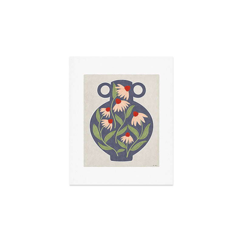 Vase of daisies Art Print Gallery Image 1