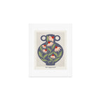 Vase of daisies Collection Art Print Gallery Image 1