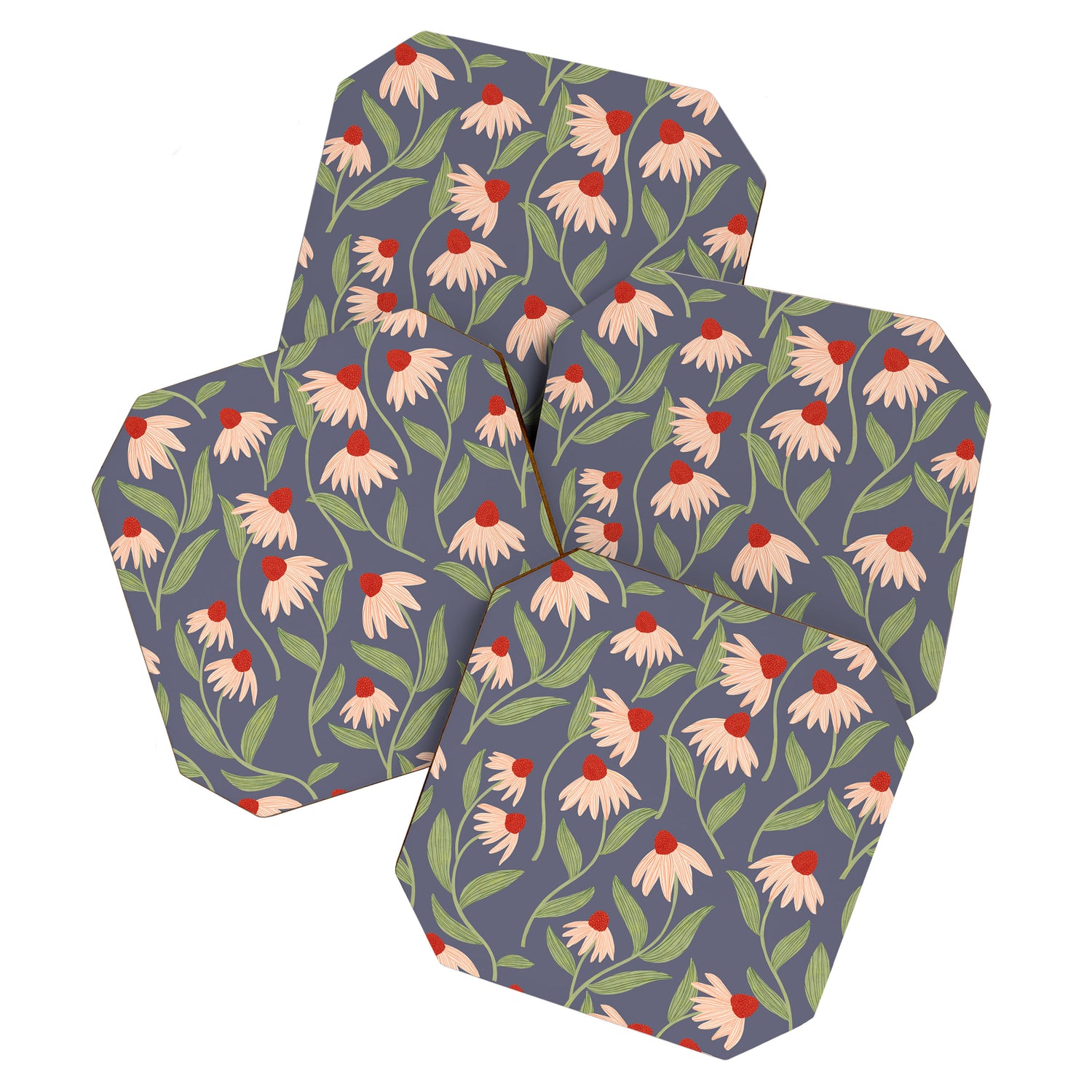 Vase of daisies Collection Coaster Gallery Image 1