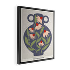 Vase of daisies Collection Framed Canvas Print Gallery Image 2