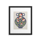 Vase of daisies Framed Art Print Gallery Image 5