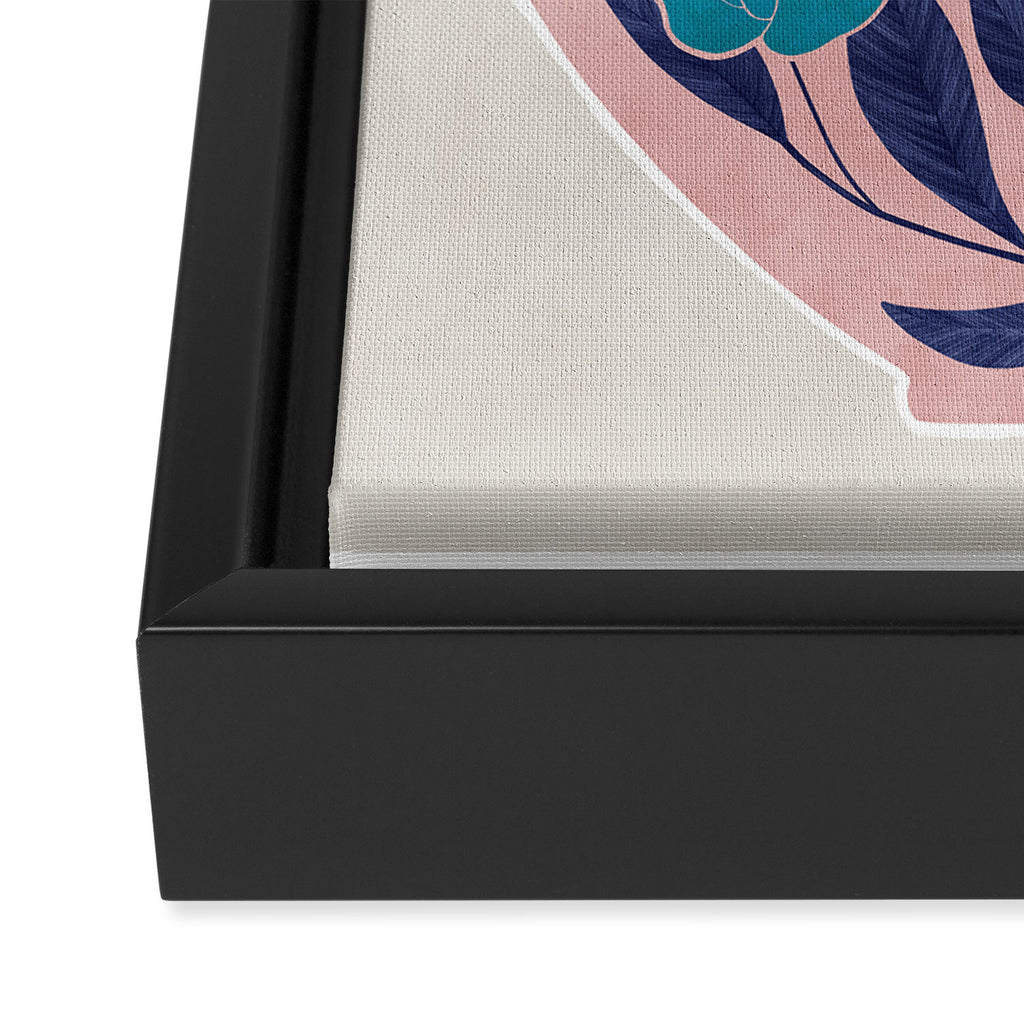Vase of roses Framed Canvas Print Gallery Image 3