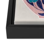 Vase of roses Framed Canvas Print Gallery Image 3