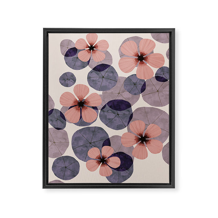Water lilies Framed Canvas Print Gallery Image 1