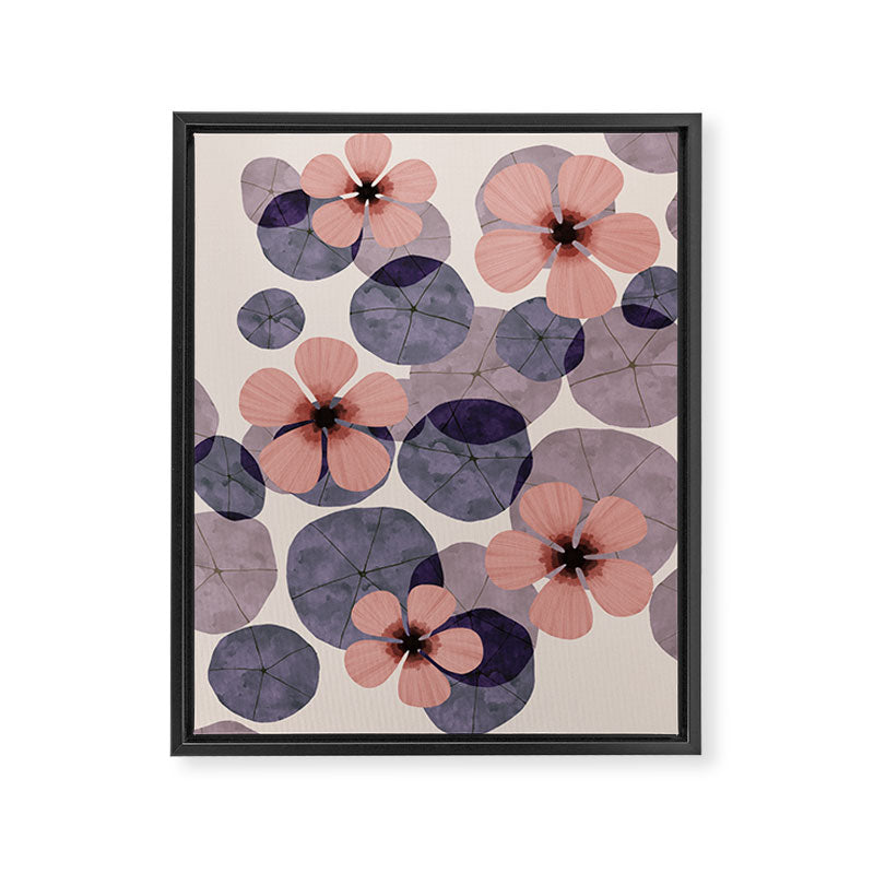 Water lilies Framed Canvas Print Gallery Image 6