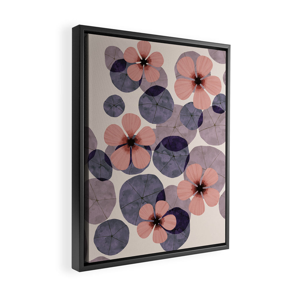 Water lilies Framed Canvas Print Gallery Image 2