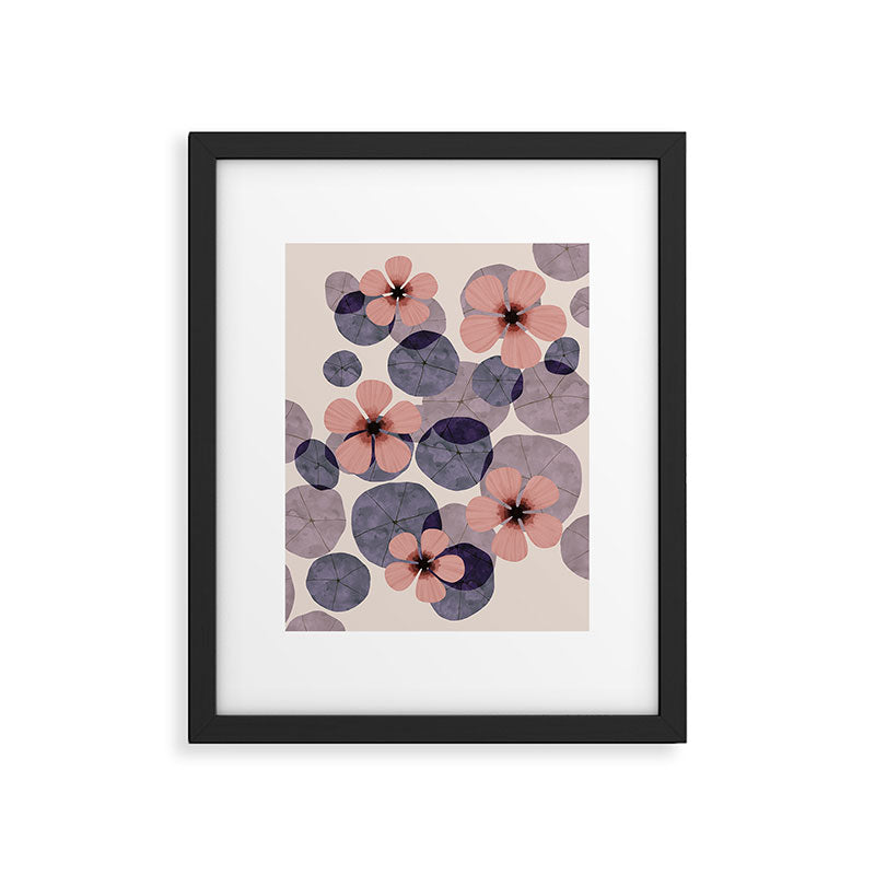 Water lilies Framed Art Print Gallery Image 5