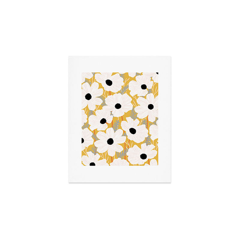 White Daisies Art Print Gallery Image 1