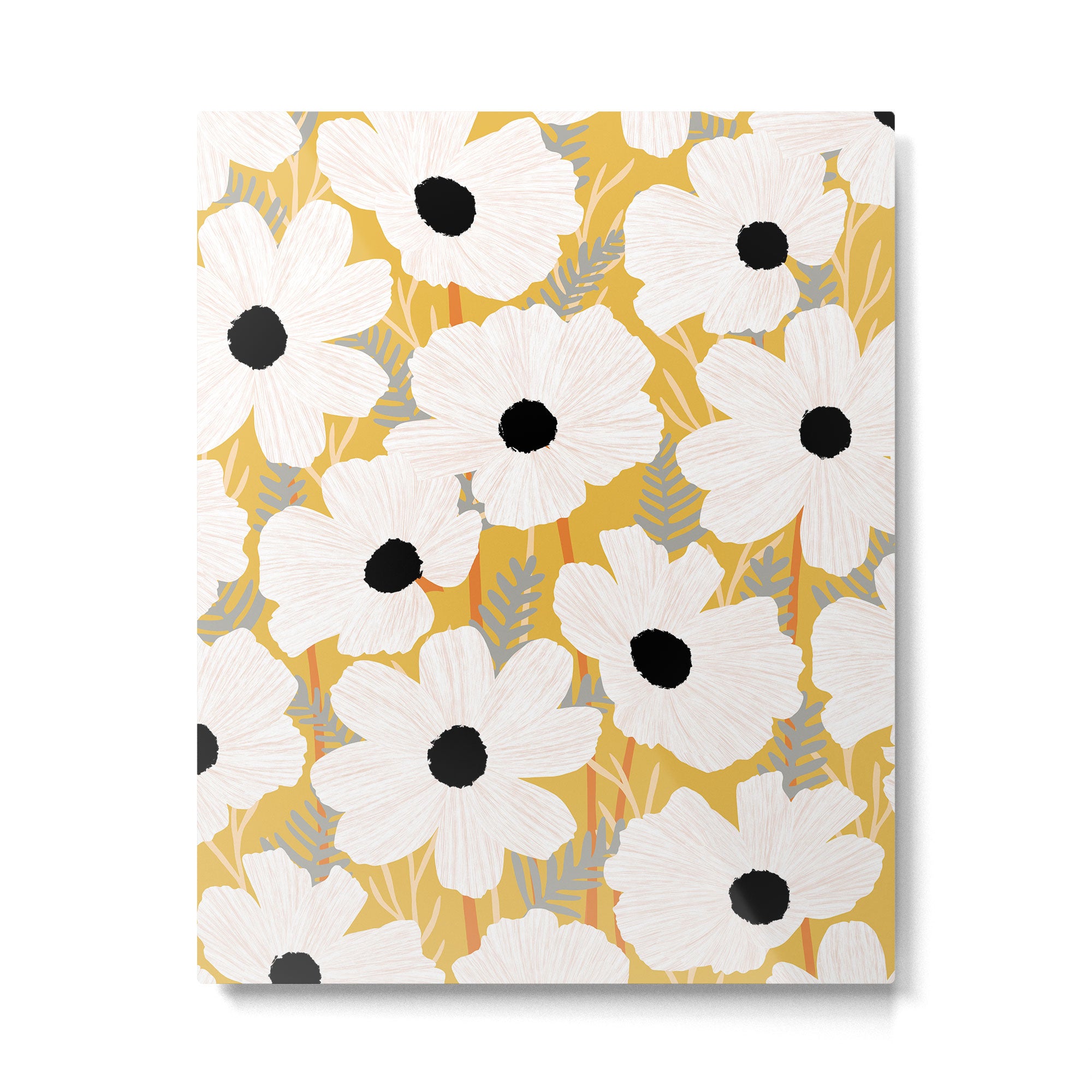 White Daisies Metal Print Gallery Image 4