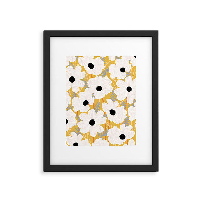 White Daisies Framed Art Print Gallery Image 1