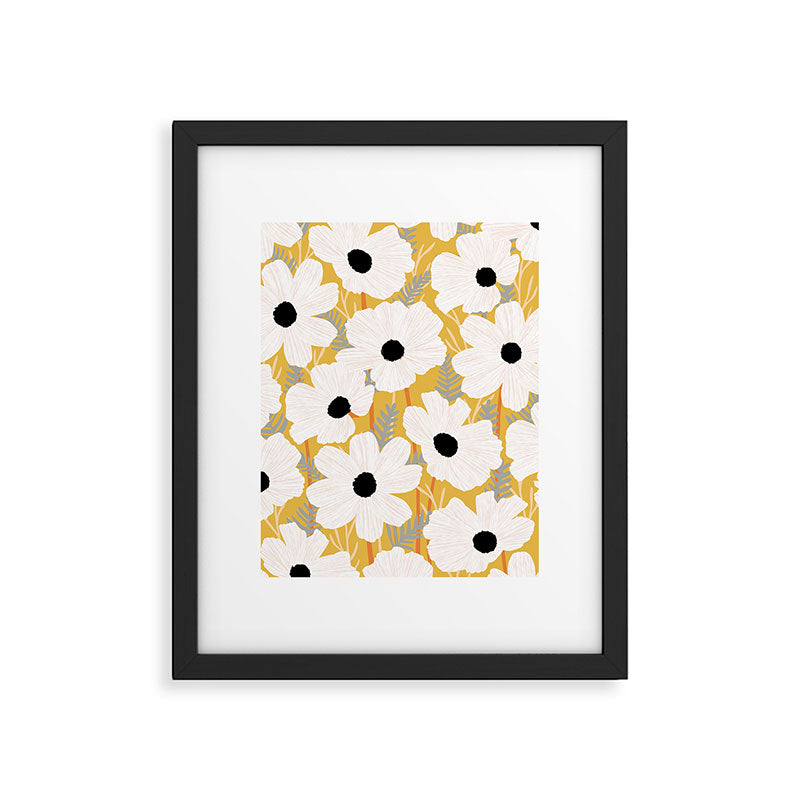 White Daisies Framed Art Print Gallery Image 5