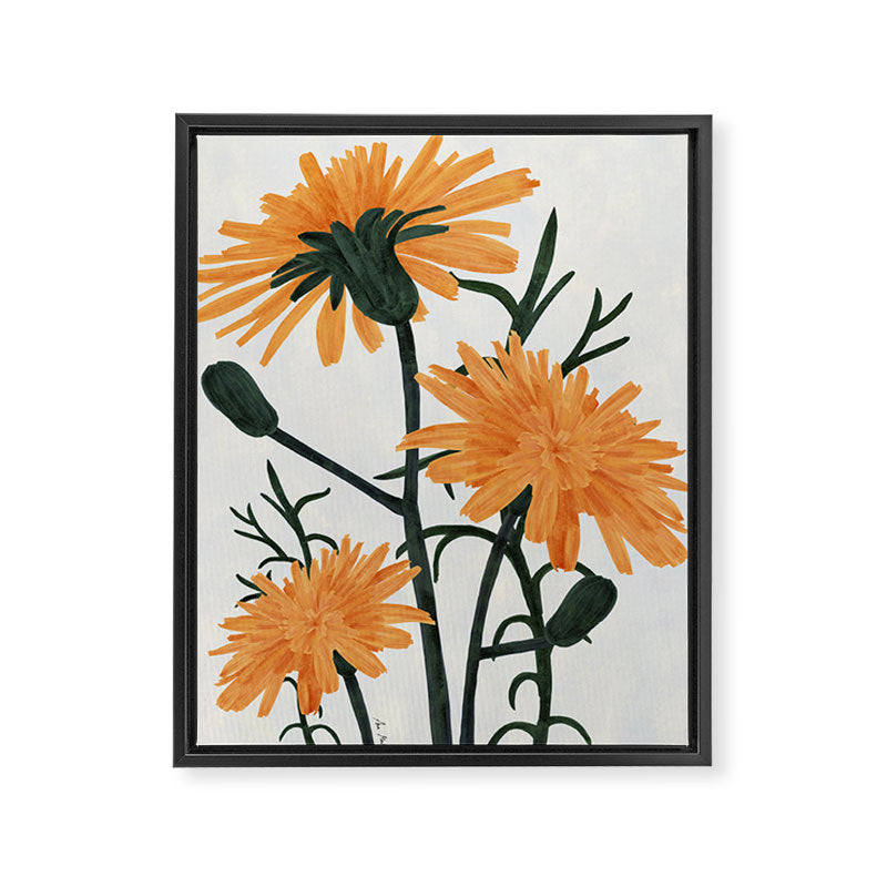 Wildflowers acrylic Framed Canvas Print Gallery Image 6