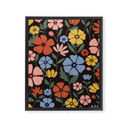 Wildflowers  Framed Canvas Print Gallery Image 3