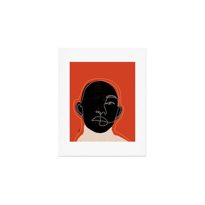 Black man  Art Print Gallery Image 1