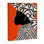 Silhouette of Style of Modern Essence Canvas Print Gallery Image 8