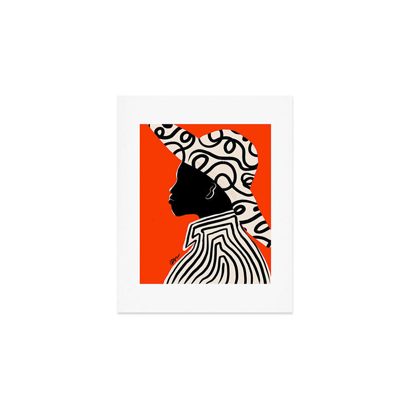 Silhouette of Style of Modern Essence Art Print Gallery Image 1