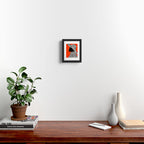 Silhouette of Style of Modern Essence Framed Art Print Gallery Image 2