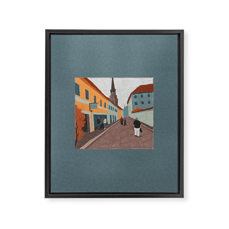 Bischofstrasse Framed Canvas Print Gallery Image 6