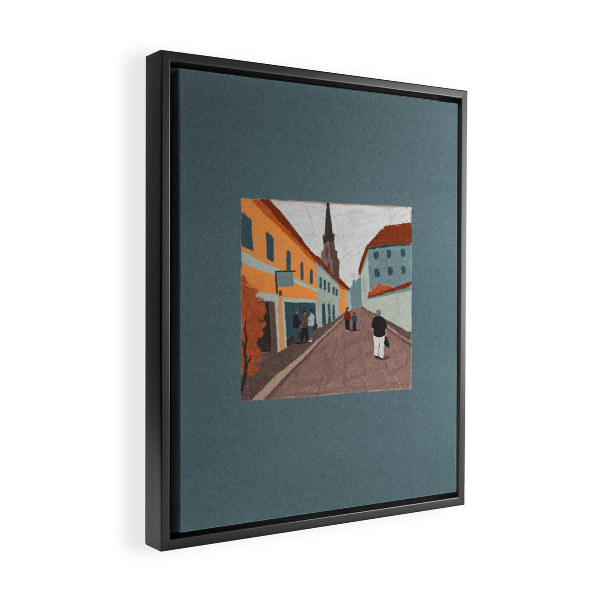 Bischofstrasse Framed Canvas Print Gallery Image 2