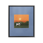 Lonely Cow Framed Canvas Print Gallery Image 6