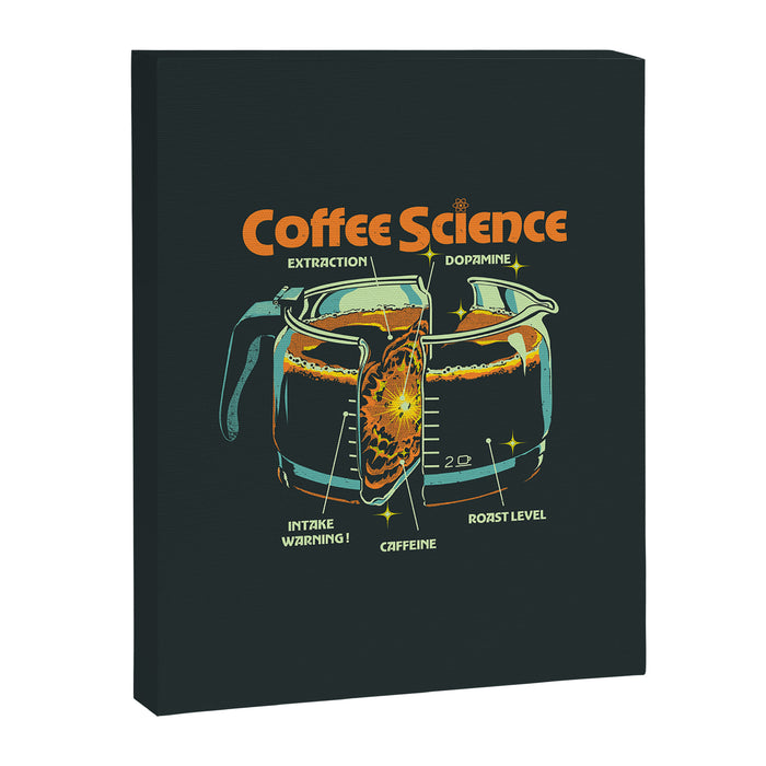 COFFEE SCIENCE Canvas Print Gallery Image 1