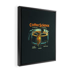 COFFEE SCIENCE Framed Canvas Print Gallery Image 2