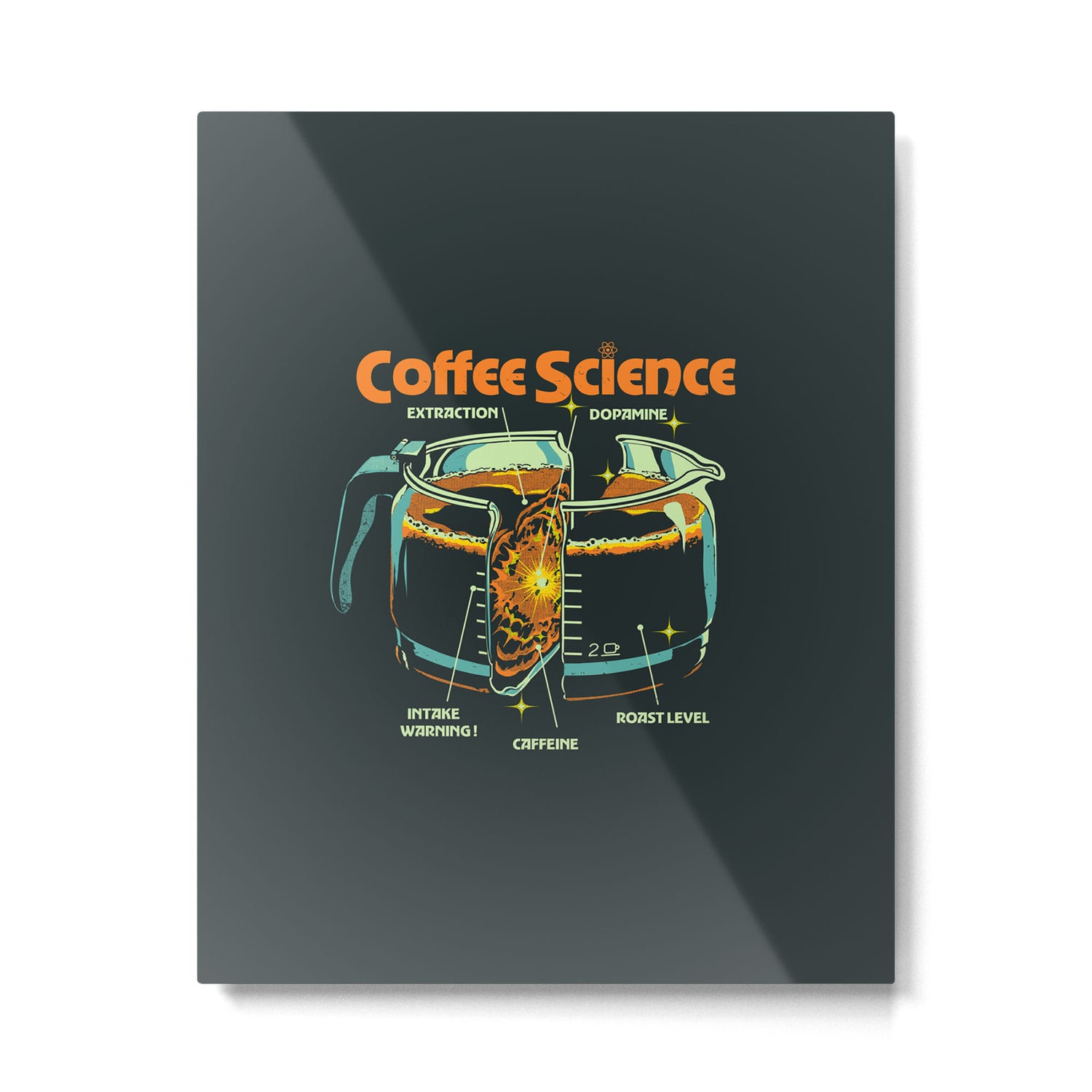 COFFEE SCIENCE Metal Print Gallery Image 6