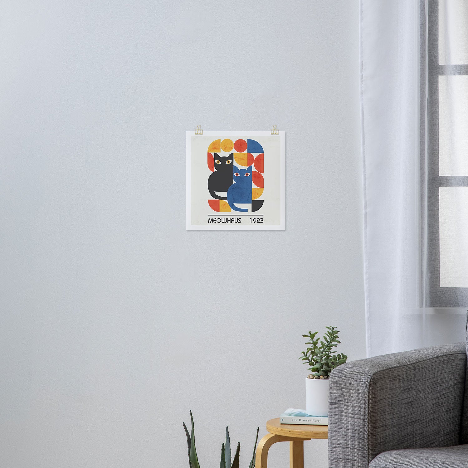MEOWHAUS 1923 Art Print Square Gallery Image 3